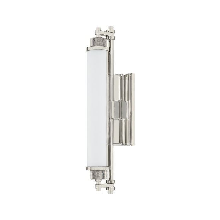 Hudson Valley 4718 Plandome 1-lt 18" Tall LED Bath Vanity - Polished Nickel