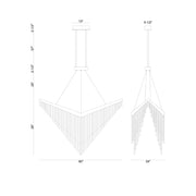 Eurofase 47188 Vivien 1-lt 60" LED Chandelier