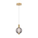 Eurofase 47189 Palmas 1-lt 10" LED Pendant-Gold