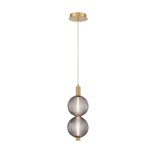 Eurofase 47190 Palmas 2-lt 16" Tall LED Pendant-Gold