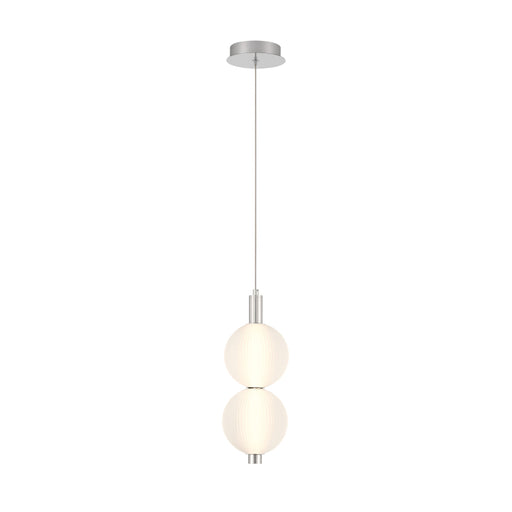 Eurofase 47190 Palmas 2-lt 16" Tall LED Pendant-Polished Nickel