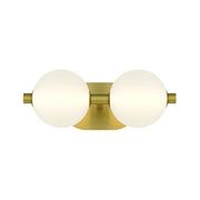 Eurofase 47192 Palmas 2-lt 15" LED Vanity Light-Gold