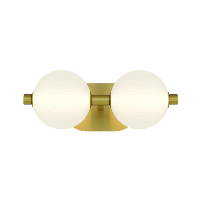 Eurofase 47192 Palmas 2-lt 15" LED Vanity Light-Gold