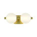 Eurofase 47192 Palmas 2-lt 15" LED Vanity Light-Gold