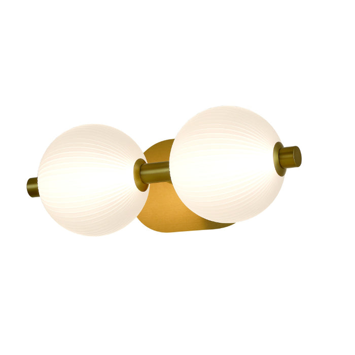Eurofase 47192 Palmas 2-lt 15" LED Vanity Light-Gold