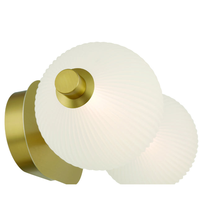 Eurofase 47192 Palmas 2-lt 15" LED Vanity Light-Gold
