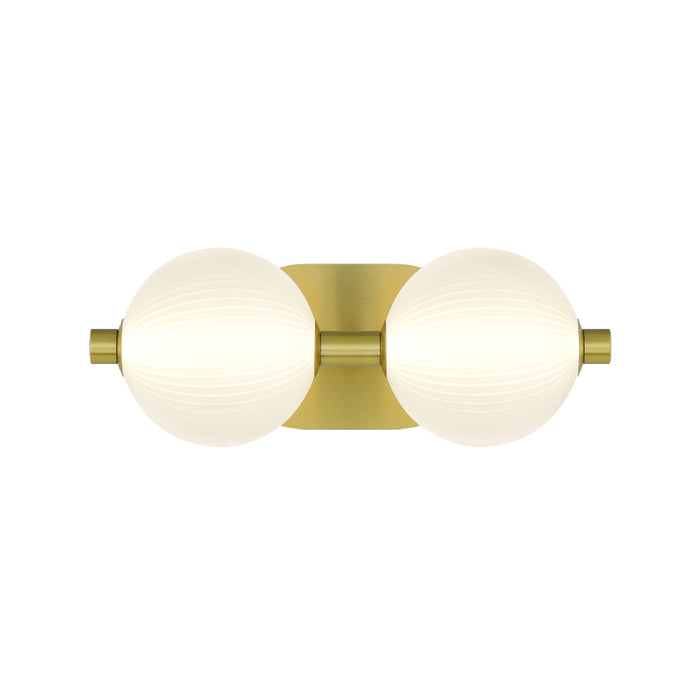 Eurofase 47192 Palmas 2-lt 15" LED Vanity Light-Gold