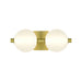 Eurofase 47192 Palmas 2-lt 15" LED Vanity Light-Gold