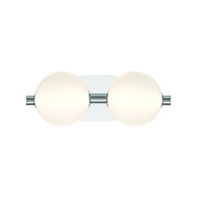 Eurofase 47192 Palmas 2-lt 15" LED Vanity Light-Polished Nickel
