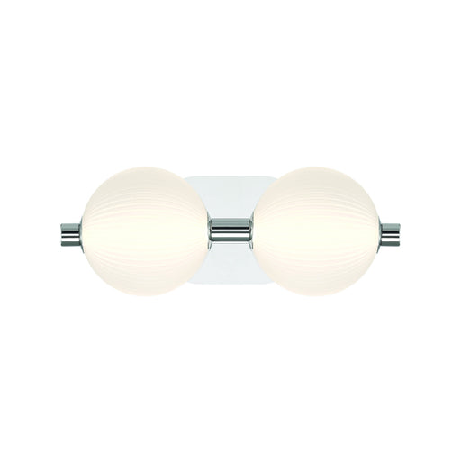 Eurofase 47192 Palmas 2-lt 15" LED Vanity Light-Polished Nickel