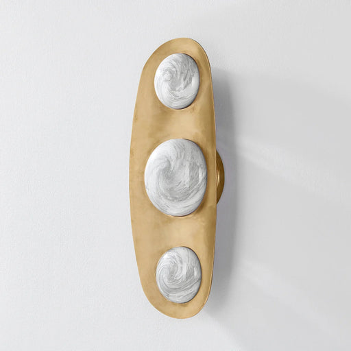 Corbett 472-03 Bezel 3-lt 18" Tall LED Wall Sconce