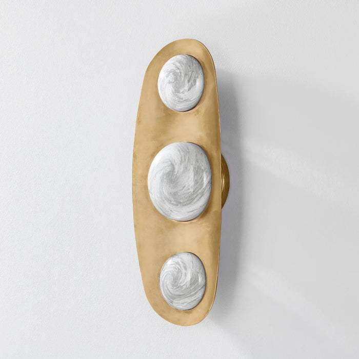 Corbett 472-03 Bezel 3-lt 18" Tall LED Wall Sconce