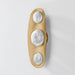 Corbett 472-03 Bezel 3-lt 18" Tall LED Wall Sconce