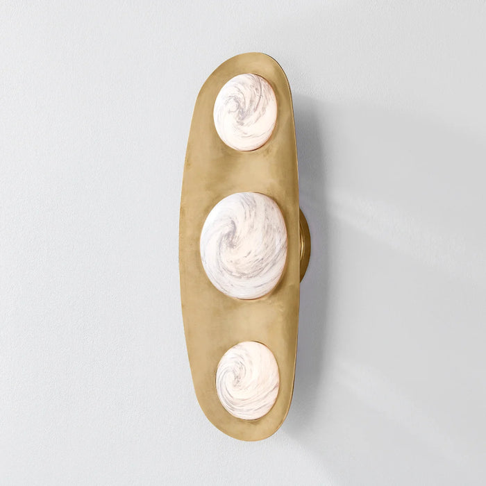 Corbett 472-03 Bezel 3-lt 18" Tall LED Wall Sconce
