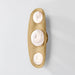 Corbett 472-03 Bezel 3-lt 18" Tall LED Wall Sconce