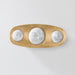 Corbett 472-03 Bezel 3-lt 18" Tall LED Wall Sconce