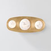 Corbett 472-03 Bezel 3-lt 18" Tall LED Wall Sconce