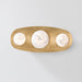 Corbett 472-03 Bezel 3-lt 18" Tall LED Wall Sconce