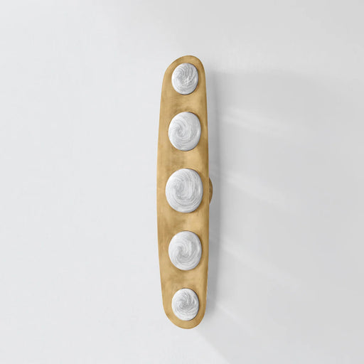 Corbett 472-05 Bezel 5-lt 31" Tall LED Wall Sconce
