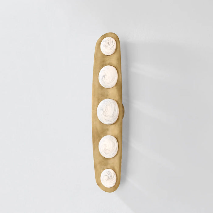 Corbett 472-05 Bezel 5-lt 31" Tall LED Wall Sconce