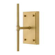 Hinkley 46951 Saunders 1-lt 30" Tall LED Wall Sconce - Lacquered Brass 