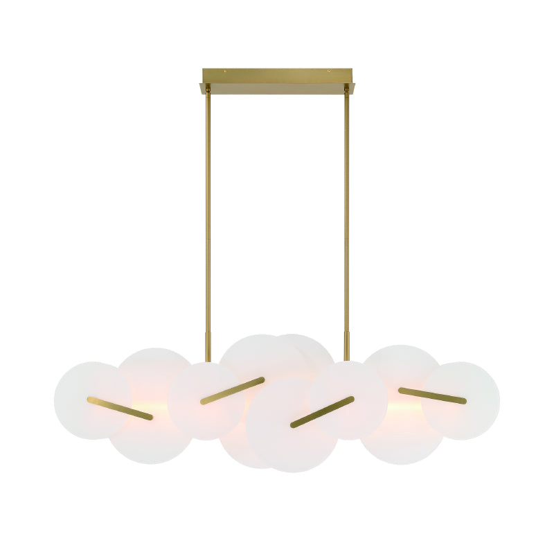 Eurofase 47210 Nuvola 1-lt 56" LED Chandelier-Gold