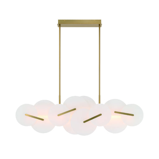 Eurofase 47210 Nuvola 1-lt 56" LED Chandelier-Gold