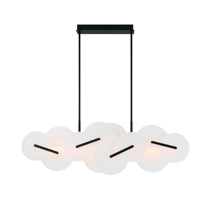Eurofase 47210 Nuvola 1-lt 56" LED Chandelier-Matte Black