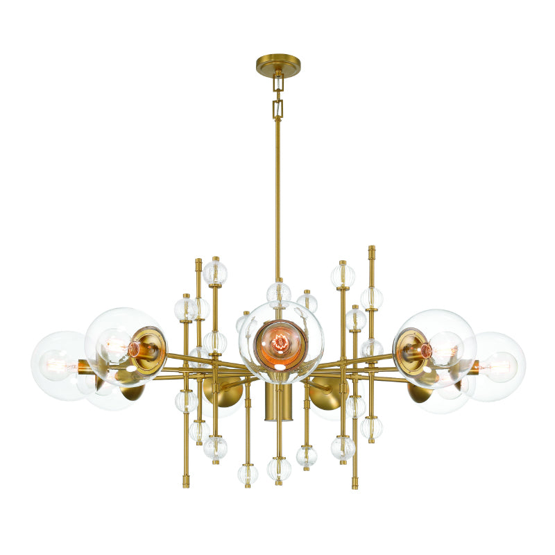 Eurofase 47222 Traiton 9-lt 48" Chandelier