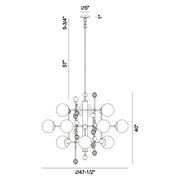 Eurofase 47223 Traiton 12-lt 48" Chandelier