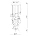 Eurofase 47227 Matera 15-lt 28" LED Chandelier