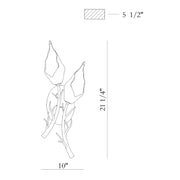 Eurofase 47228 Matera 2-lt 21" Tall LED Wall Sconce