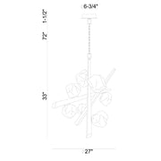 Eurofase 47234 Thorah 7-lt 27" LED Chandelier