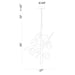 Eurofase 47234 Thorah 7-lt 27" LED Chandelier