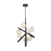 Eurofase 47234 Thorah 7-lt 27" LED Chandelier-Matte Graphite