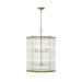 Eurofase 47238 Glasbury 8-lt 22" Chandelier-Gold