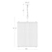 Eurofase 47238 Glasbury 8-lt 22" Chandelier