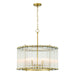 Eurofase 47239 Glasbury 6-lt 24" Chandelier