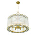 Eurofase 47239 Glasbury 6-lt 24" Chandelier