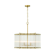 Eurofase 47239 Glasbury 6-lt 24" Chandelier-Gold