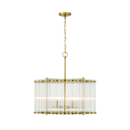 Eurofase 47239 Glasbury 6-lt 24" Chandelier-Gold