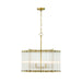 Eurofase 47239 Glasbury 6-lt 24" Chandelier-Gold
