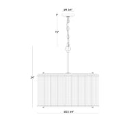 Eurofase 47239 Glasbury 6-lt 24" Chandelier