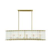 Eurofase 47240 Glasbury 10-lt 52" Chandelier - Gold