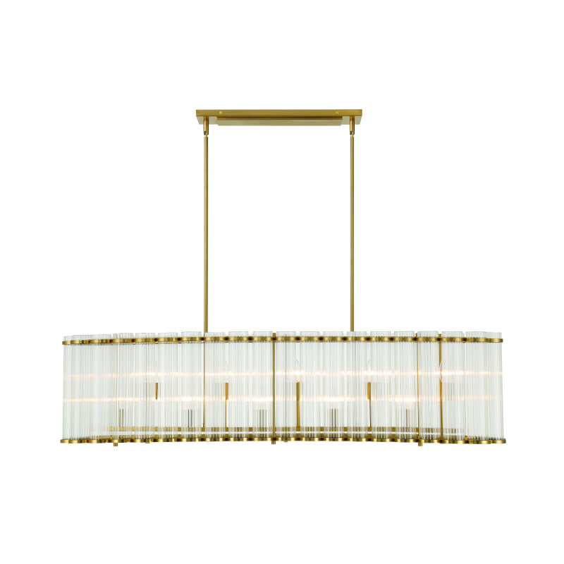 Eurofase 47240 Glasbury 10-lt 52" Chandelier - Gold
