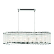 Eurofase 47240 Glasbury 10-lt 52" Chandelier - Polished Nickel