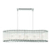 Eurofase 47240 Glasbury 10-lt 52" Chandelier - Polished Nickel