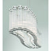 Eurofase 47240 Glasbury 10-lt 52" Chandelier - Polished Nickel
