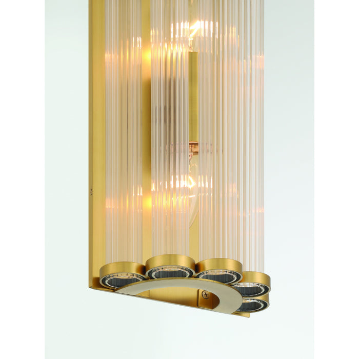 Eurofase 47241 Glasbury 2-lt 14" Tall Wall Sconce-Gold