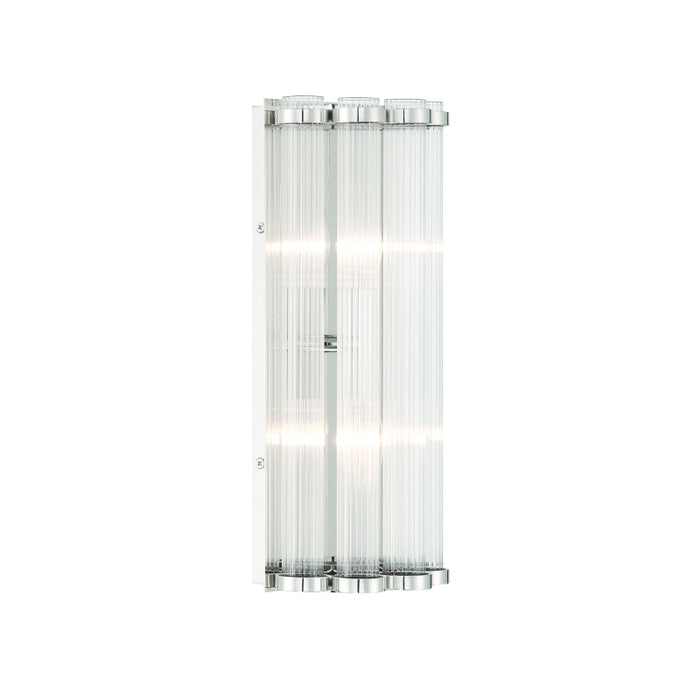 Eurofase 47241 Glasbury 2-lt 14" Tall Wall Sconce-Polished Nickel